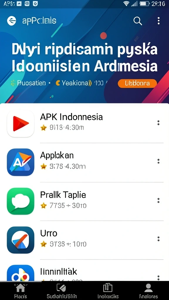 f32 - Tampilan menu utama F32 yang menarik dan user-friendly.