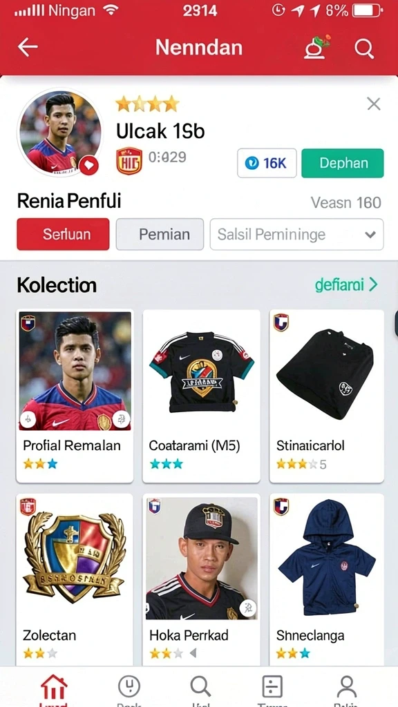 jepang77 - Tampilan antarmuka yang sederhana dan mudah digunakan.