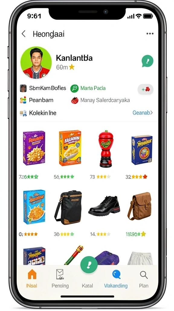 remi101 - Layar utama yang menampilkan mode permainan berbeda.