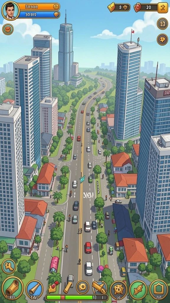 ri771 - Tangkapan layar menunjukkan pemandangan indah dari level terbaru.
