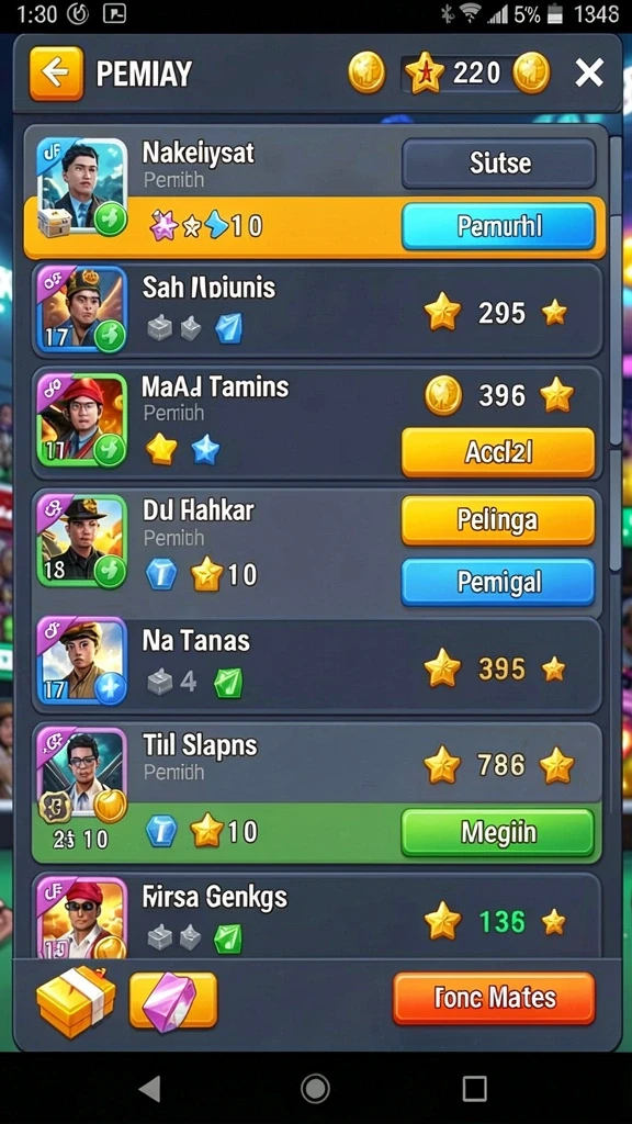 tya777 - Tangkapan layar ketiga memperlihatkan pemain bersaing dalam mode multiplayer.